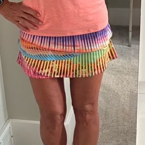 Lucky In Love Multi Colored Tennis Skirt